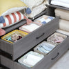 Foldable Storage Box Canvas Fabric Baskets For Organizing With Handles, Rectangle Small Storage Box, Cube, Foldable Multipurpose Storage Box, Closet, Desk, Baby Storage Organizer (Mulicolor)