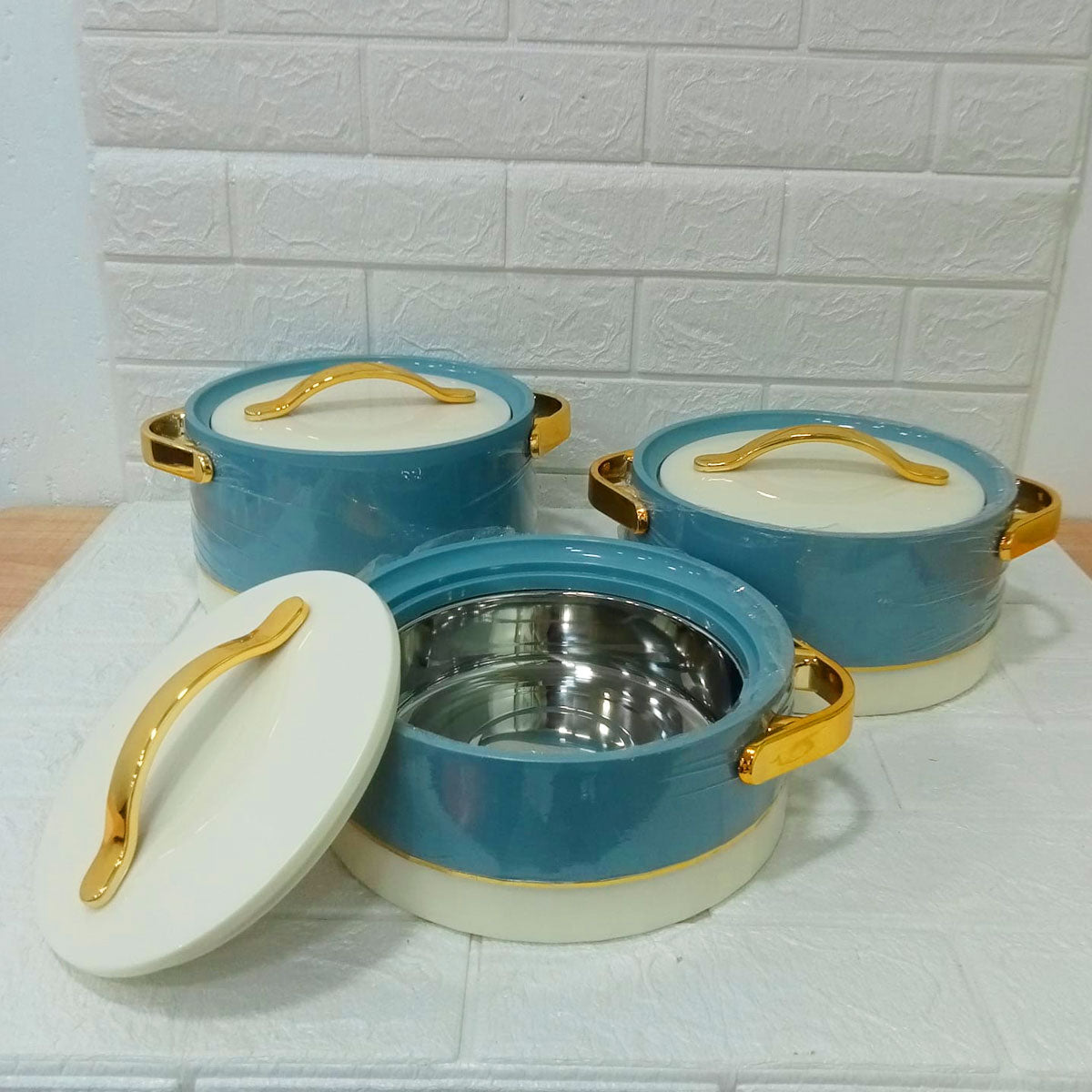 Rishabh Premium Casserole Set – Insulated Hotpot (Set of 3)