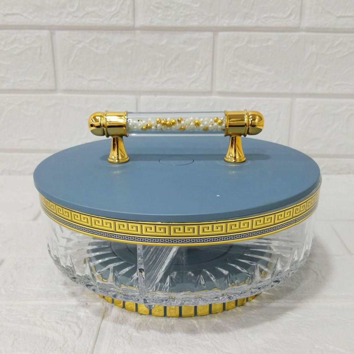 Rishabh S Class Revolve Multipurpose Acrylic Candy & Dry Fruit Box