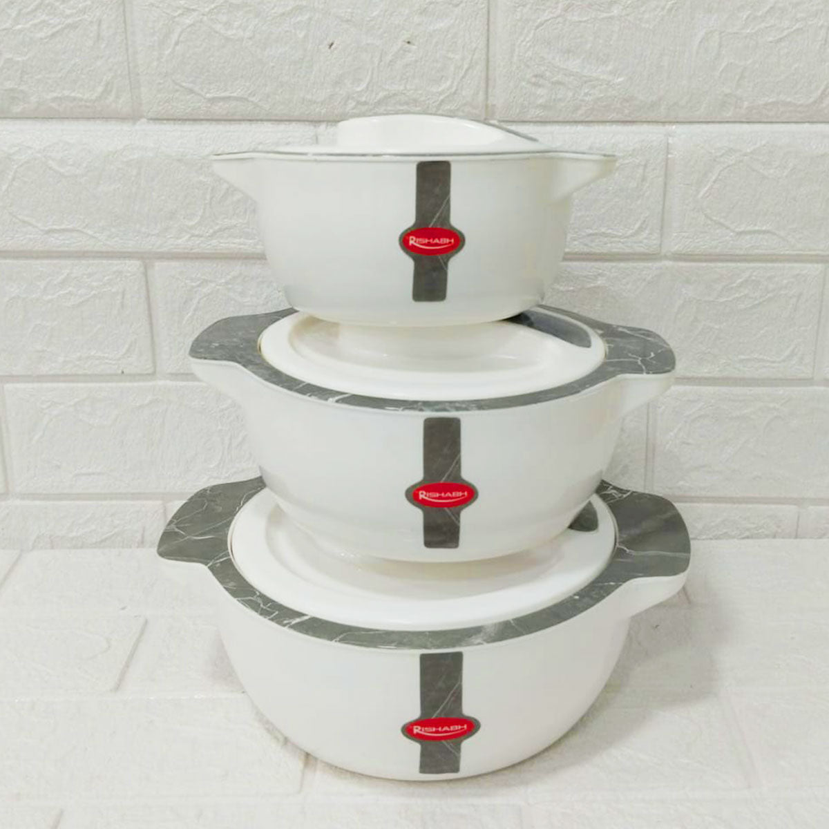 Rishabh Sigma Marbella Insulated Casserole Set – 3 Pcs
