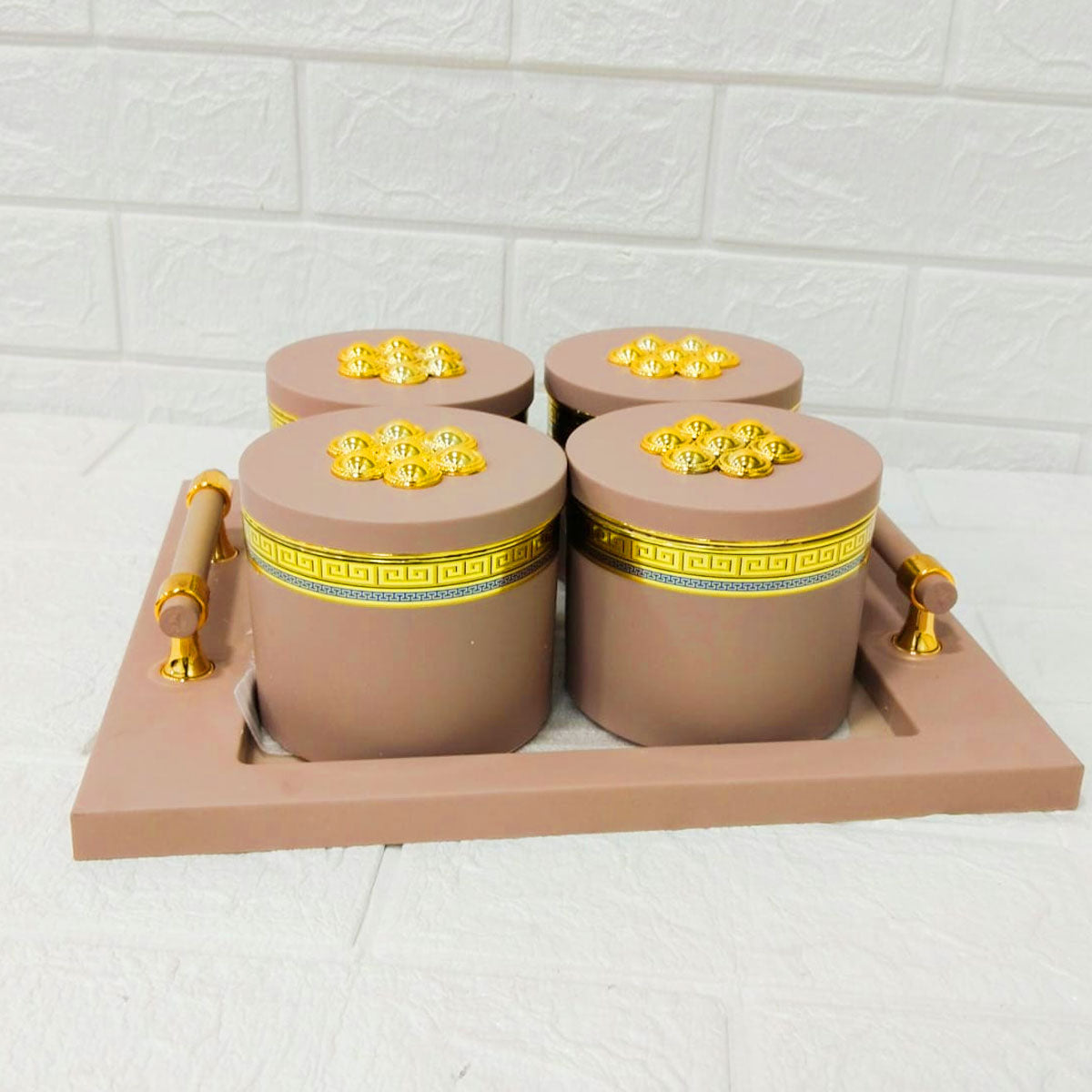 Rishabh Phantom Plus 4 – Stylish Multipurpose Container Set with Tray