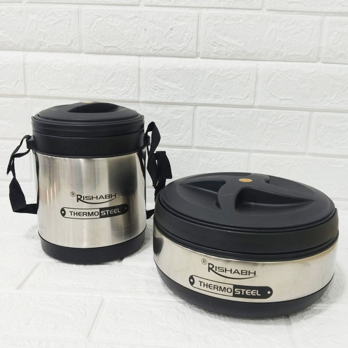Rishabh Imperial Set 2 - Thermo Steel Insulated Hot Pot & Water Jug Gift Set