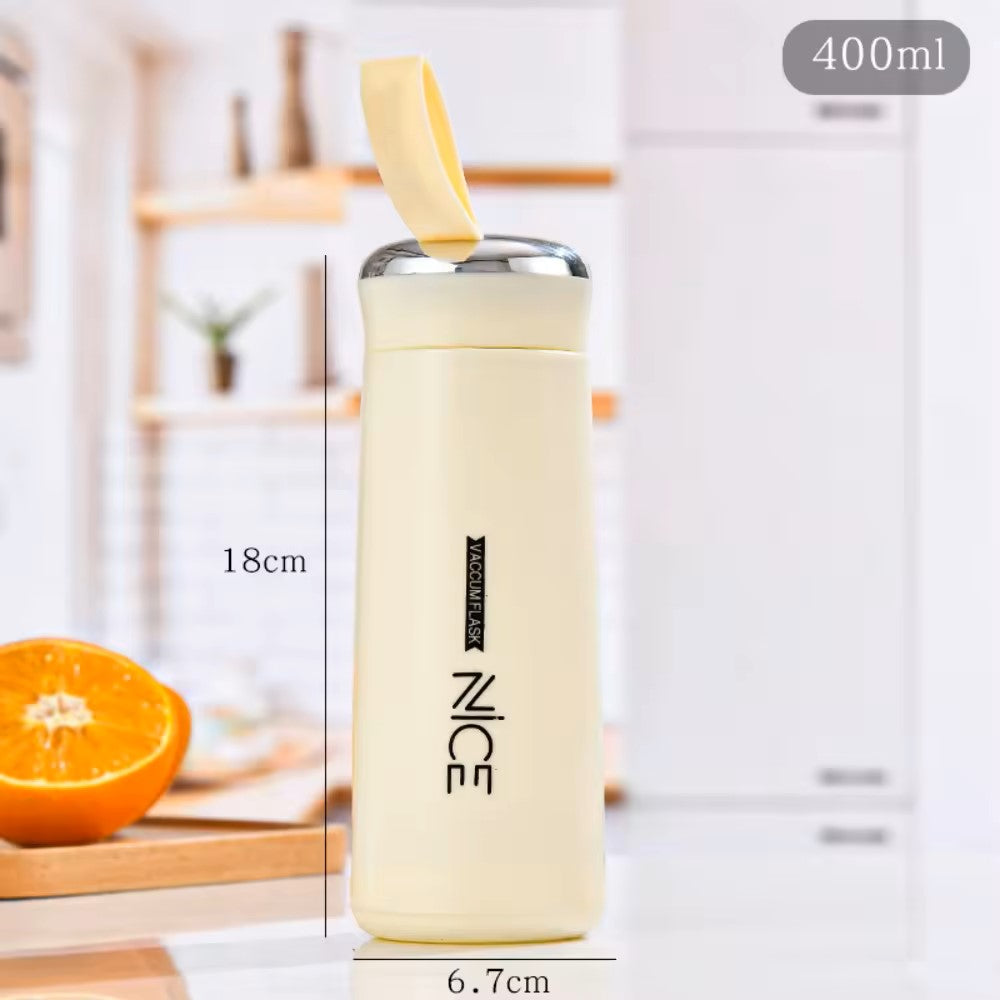 glass water bottle 400ml Glass Water Bottle with silicone protection sleeve cover