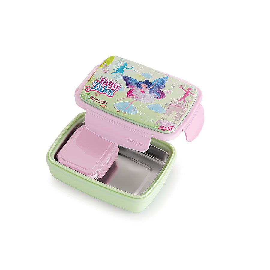 Rishabh Nutri Steel Small Lunch Box Set of 1 Pcs