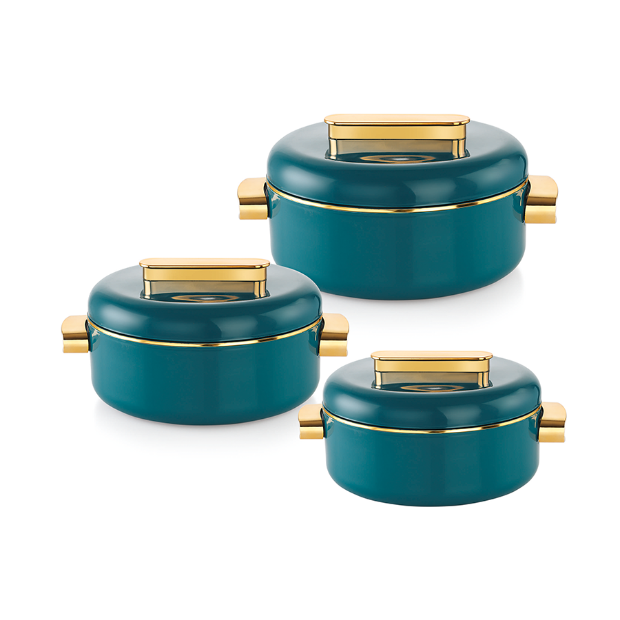 Rishabh Inner Stainless Steel Sheraton Casserole | Multicolor Casserole | Easy to Carry | Serving Casserole 2000ml