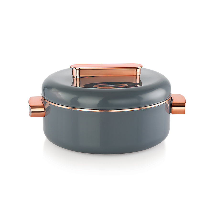 Rishabh Inner Stainless Steel Sheraton Casserole | Multicolor Casserole | Easy to Carry | Serving Casserole 2000ml