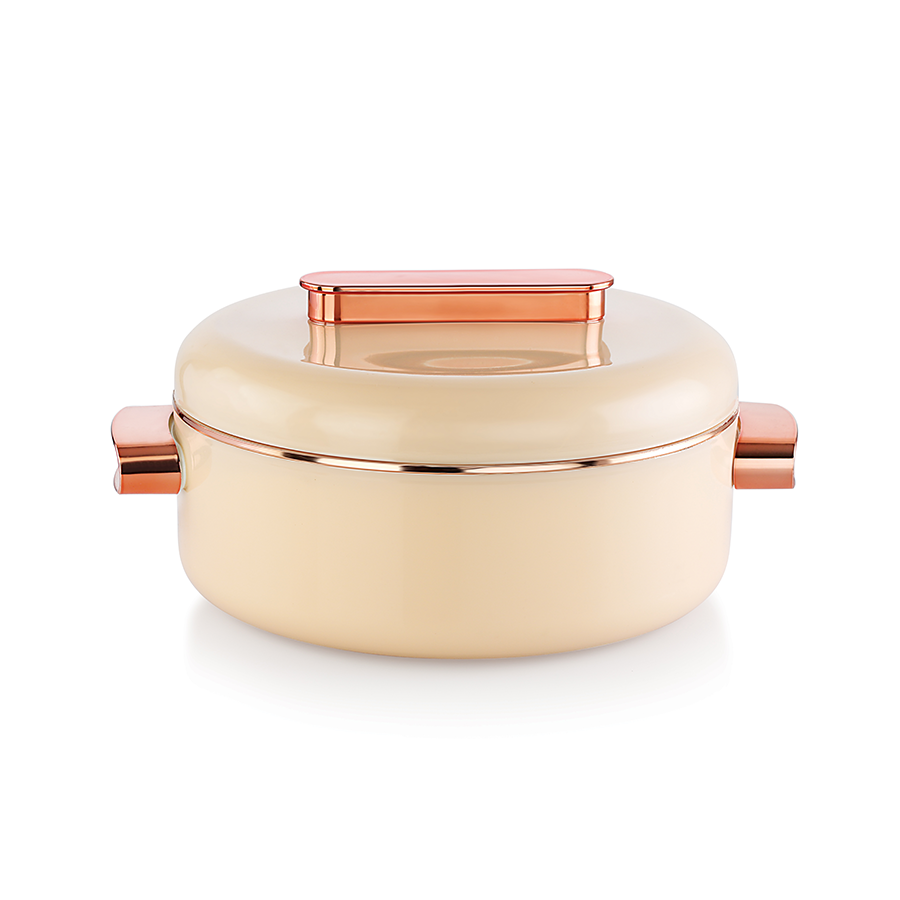 Rishabh Inner Stainless Steel Sheraton Casserole | Multicolor Casserole | Easy to Carry | Serving Casserole 2000ml