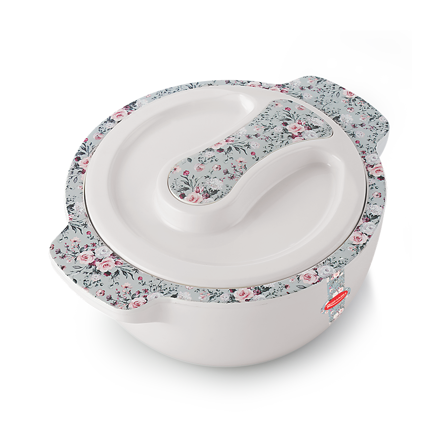 Rishabh SIGMA FLORA 2500 Insulated Hot Pot - Insulated Casserole Food Warmer/Cooler - Printed - multi colour