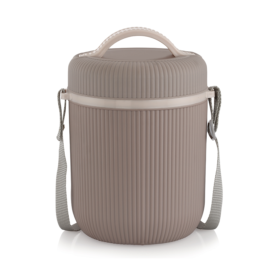 Rishabh Smart Line 3 Lunch Box Steel Insulated Lunch Box Pack Of 1