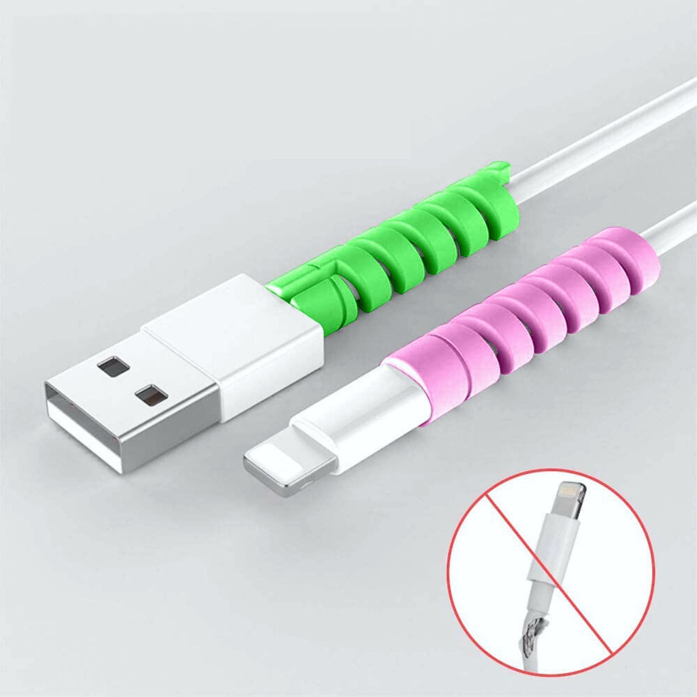 Spiral Charger Spring Cable Protector Data Cable Saver