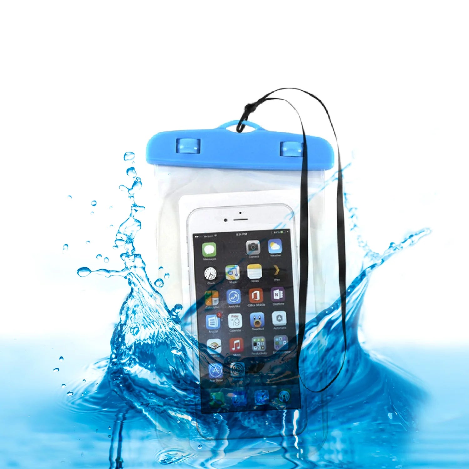 TLBS Mobile Waterproof Sealed Transparent Plastic Bag / Pouch Cover For All Mobile Phones