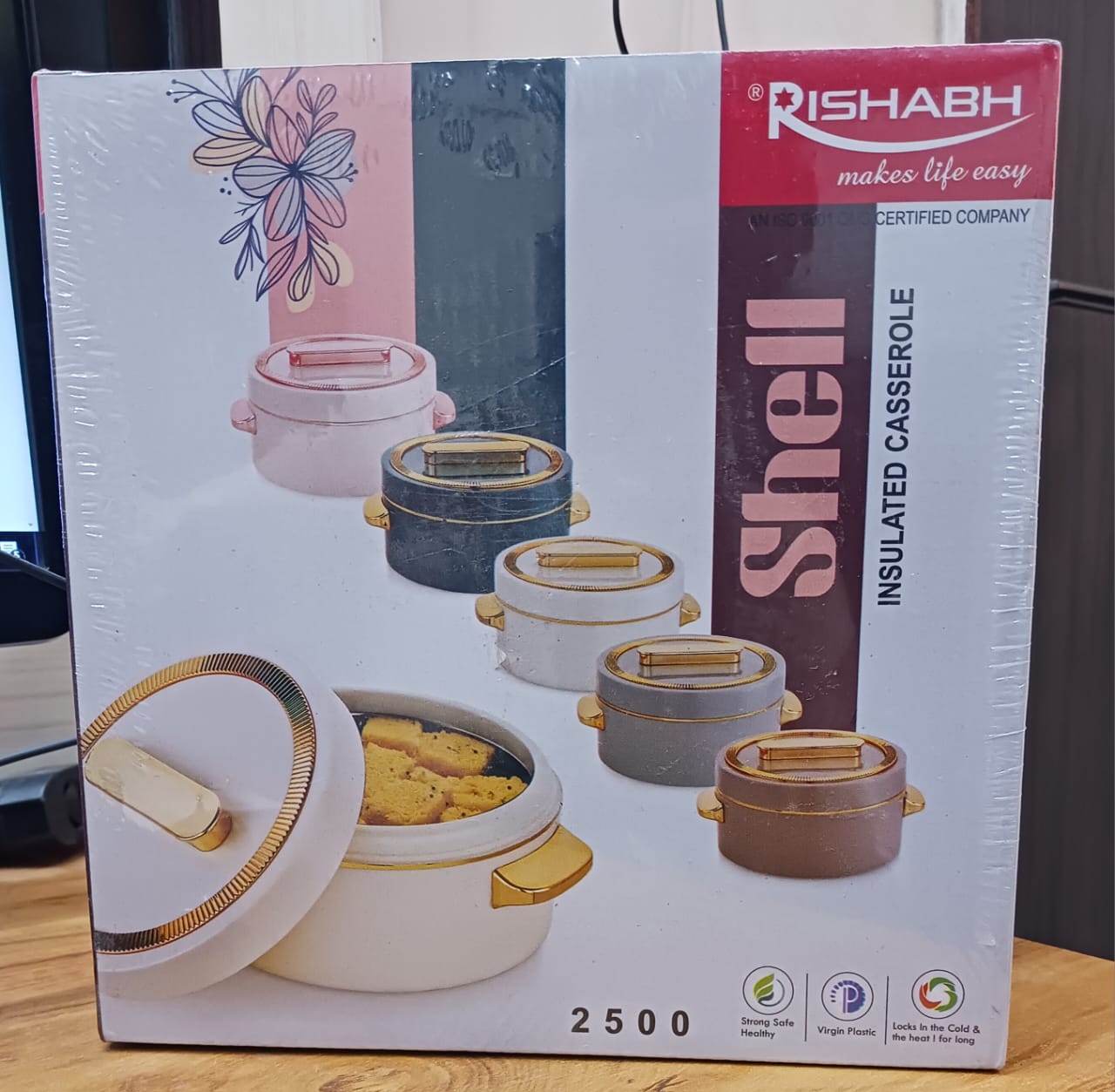 Rishabh Shell Insulated Casserole 2500ml