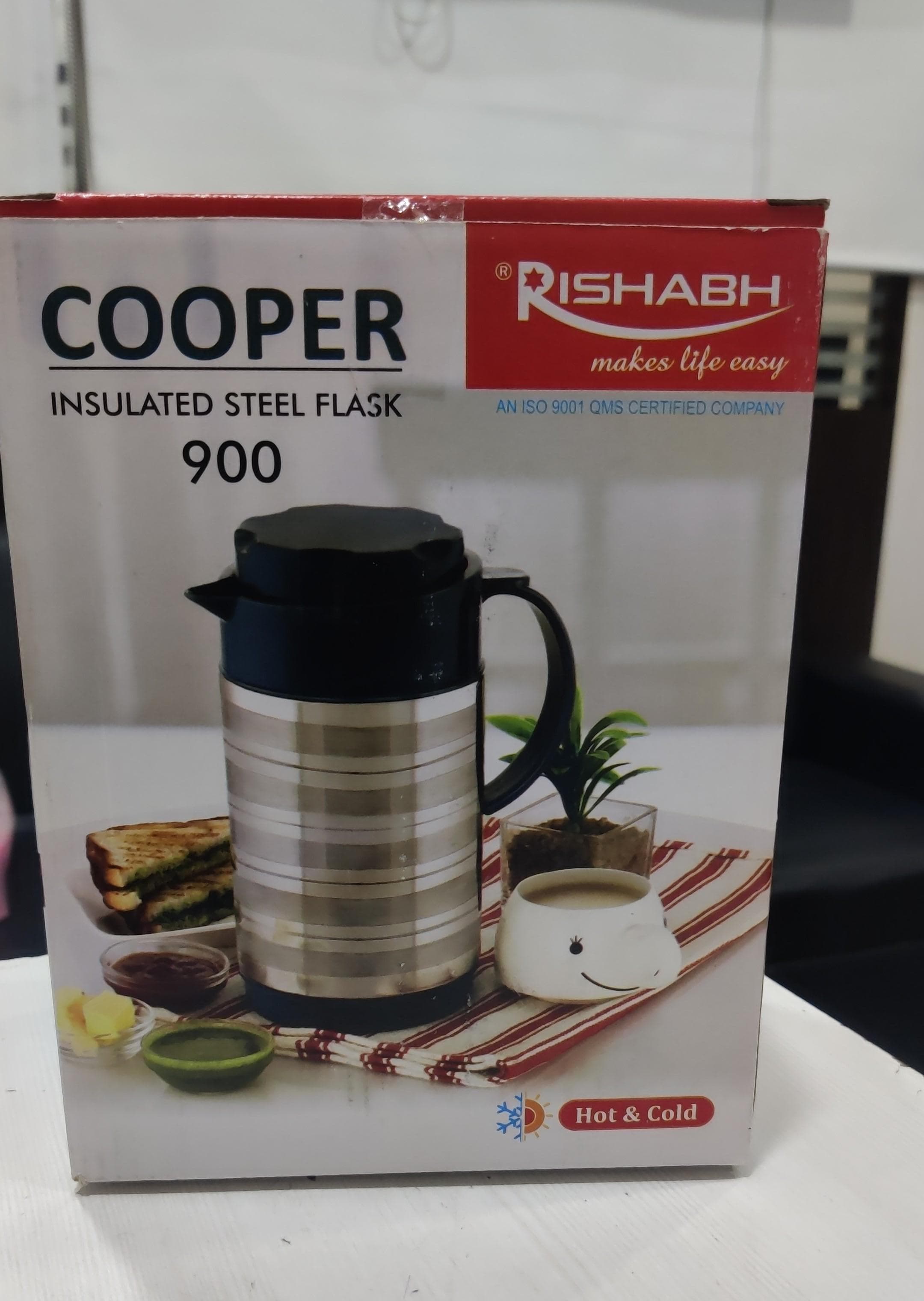 Rishabh Cooper Insulated Steel Flask 900 Pack Of 1
