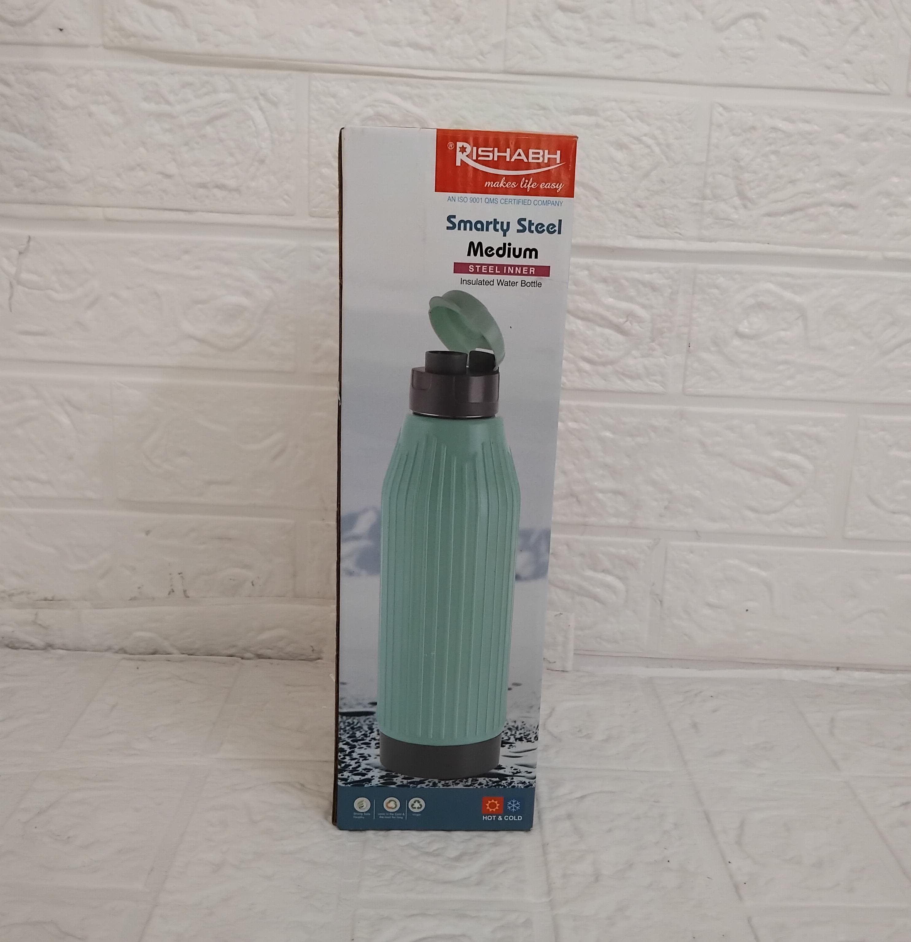 Rishabh Smarty Steel Medium Insulated Water Bottle Multicolour