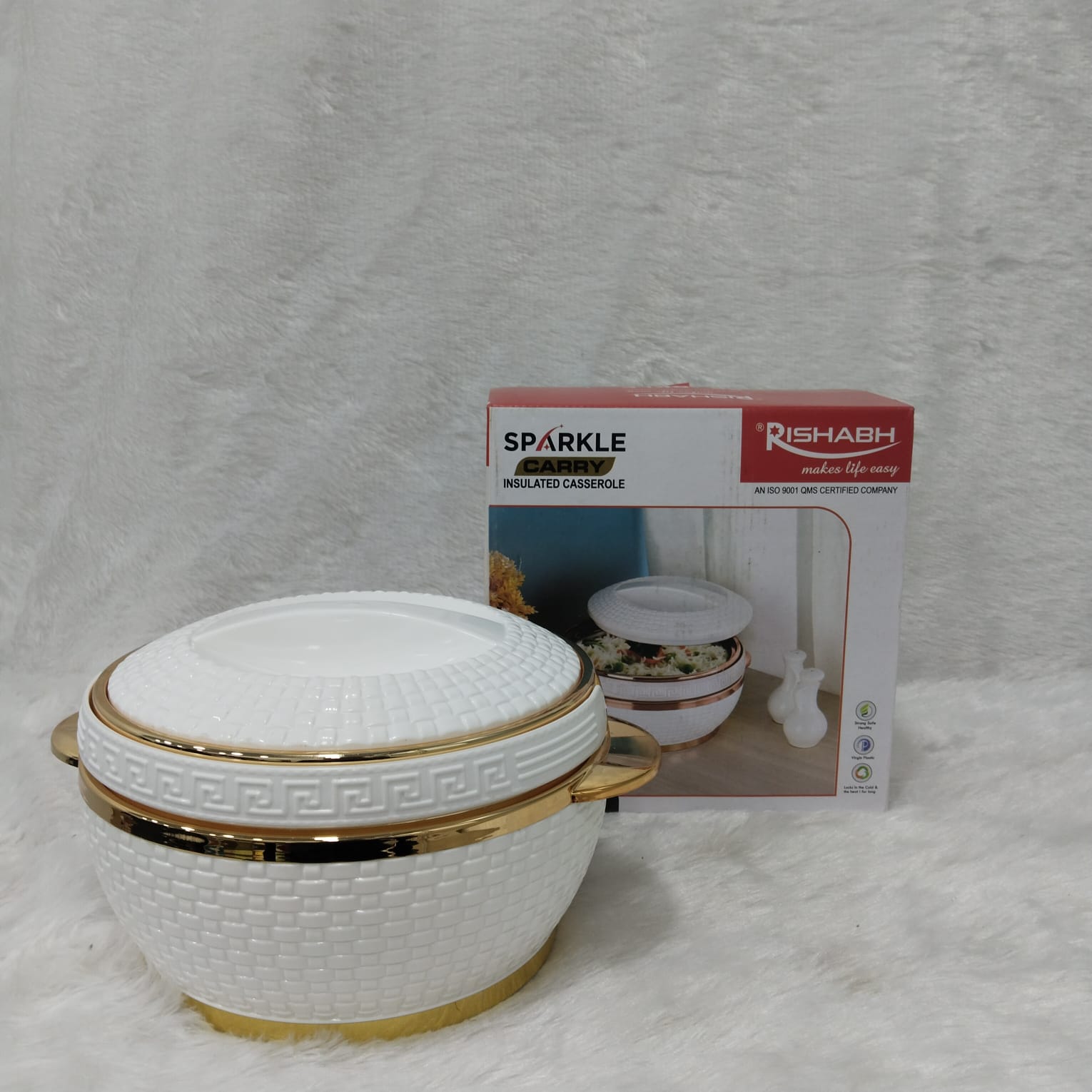 Rishabh Sparkle Carry Insulated Casserole 2500ml