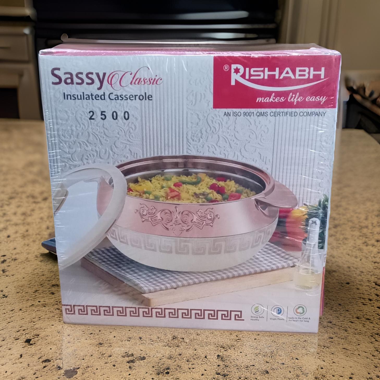Rishabh Sassy Classic Insulated Casserole 2500ml