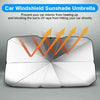 Car Sun Shade Windshield Cover, Umbrella Windshield Sun Shade for Car Front Window，Sun Protection & Heat Insulation Foldable Sun Shade，Full Cover Sun Shade for Most Vehicles