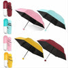 Folding Creative Capsule Case Umbrella Lightweight Waterproof UV Protection Mini Compact Foldable Design Travel Umbrella For Unisex